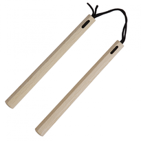 Oak Nunchaku - Rope