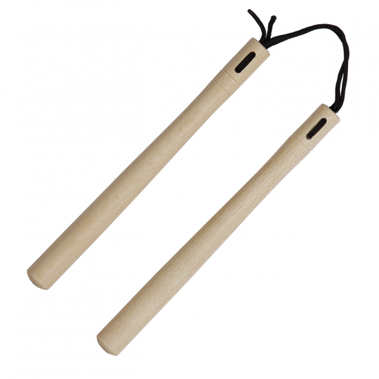 Round Oak Nunchaku - Rope