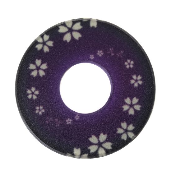 Uzu Sakura Tsuba - Purple