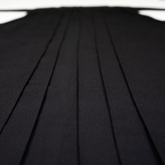 Black Tetron Hakama - Pleats