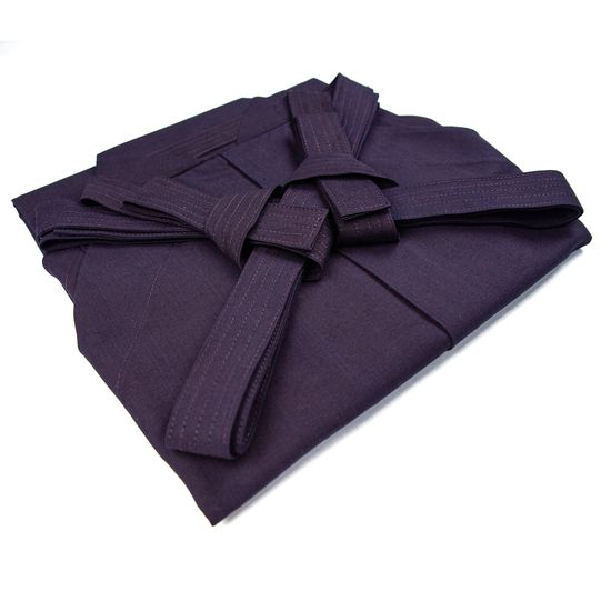 Indigo Dyed 8800 Kendo Hakama - Folded