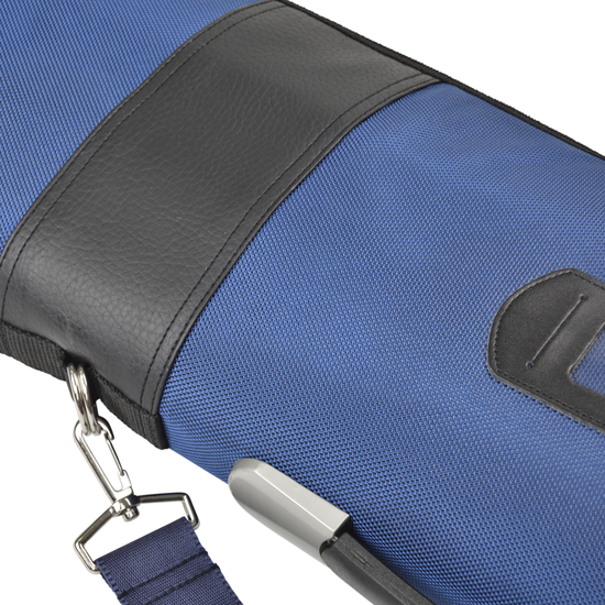 Double Sword Bag - Blue: Strap Closeup