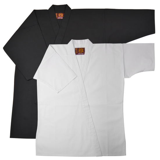 Black Tetron Iaigi &amp; Cotton Shitagi Set