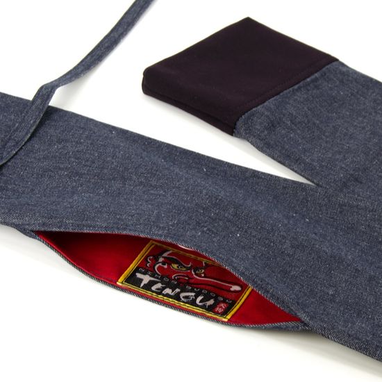 Denim Wooden Weapons Bag - Detail
