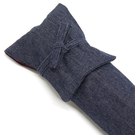 Denim Wooden Weapons Bag - Top