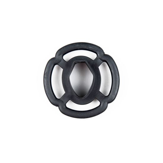 Hana Shape Tsuba - Black - Overview