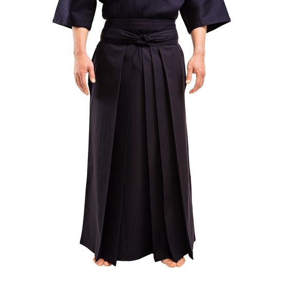 Miyabi Lightweight Indigo Dyed Hakama - Front
