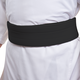 Iaido Obi Elasticised - Black - Close