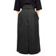 Wide Maehaba Tetron Hakama - Black - Back