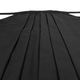 Wide Maehaba Tetron Hakama - Black - Pleats