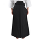Black Tetron Aikido Hakama - Back View