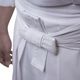 White Tetron Hakama - Himo Detail