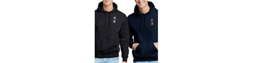 Embroidered Hooded Sweatshirt