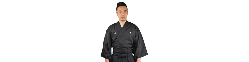 Japanese Montsuki Kimono - Front Main