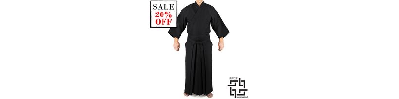 Polyester Iaigi and Hakama Set