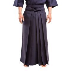 Hakama - Navy Blue Polyester Rayon