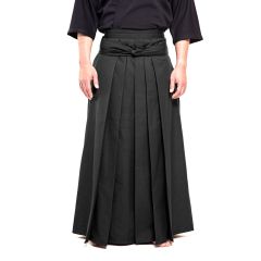 Hakama - Black Wide Maehaba Tetron