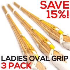 Ladies Oval Grip Shinai - Discounted 3 Pack